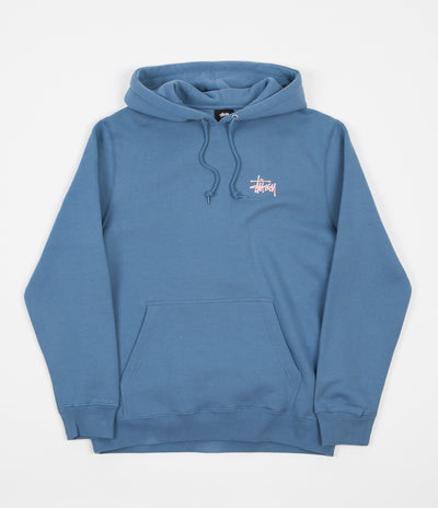 Stussy Wave Dragon Hoodie in Steel