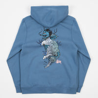Stussy Wave Dragon Hoodie in Steel thumbnail