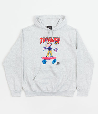 【THRASHER】KIDS SKETCH SWEATSHIRT スウェットシャツ 트레셔 키즈 스케치 맨투맨 화이트 멜란지 | THRASHER | KREAM
