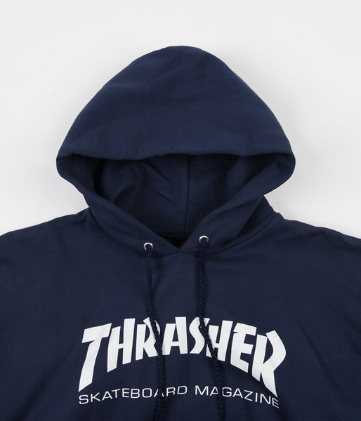 Thrasher skate mag hoodie navy Clearance