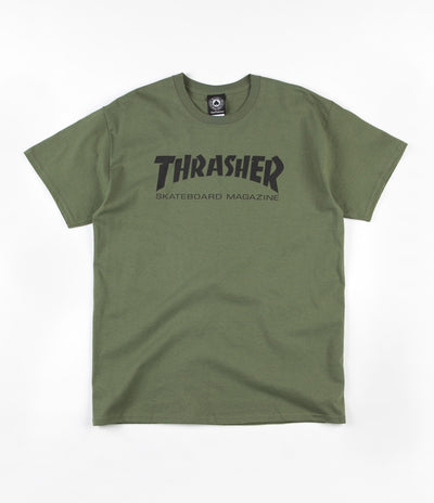 Thrasher Skate Mag T-Shirt - Army Green