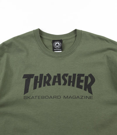 Thrasher Skate Mag T-Shirt - Army Green