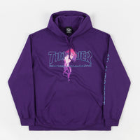 Thrasher x Atlantic Drift Hoodie in Purple thumbnail