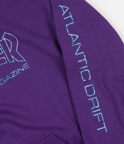 Thrasher x Atlantic Drift Hoodie in Purple