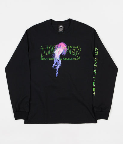 Thrasher x Atlantic Drift Long Sleeve T-Shirt - Black | Flatspot
