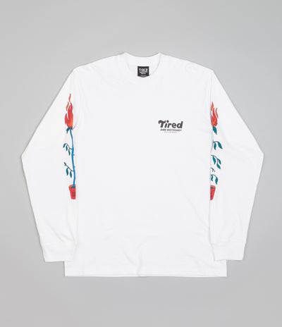 Tired Nothingth Long Sleeve T-Shirt - White