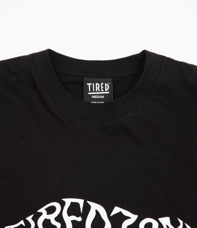 Tired Zone Long Sleeve T-Shirt - Black
