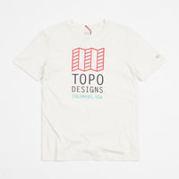 Topo Designs Original Logo T-Shirt in Natural thumbnail