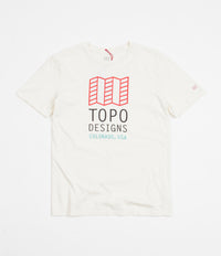 Topo Designs Original Logo T-Shirt in Natural