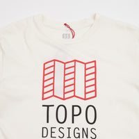 Topo Designs Original Logo T-Shirt in Natural thumbnail