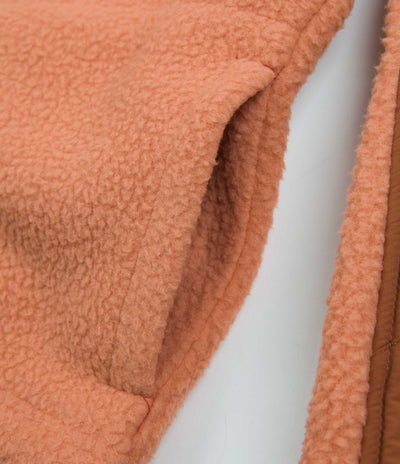 Topo Designs Womens Mountain Pullover Fleece - Rust / Brick