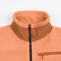Topo Designs Womens Mountain Pullover Fleece - Rust / Brick thumbnail