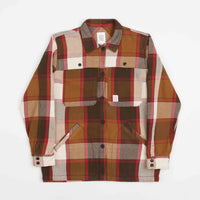 Topo Designs Womens Mountain Shirt Jacket - Brown / Natural Plaid thumbnail