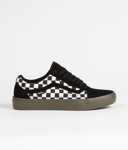 vans checkerboard black
