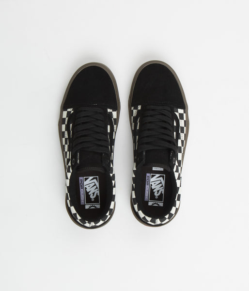 vans old skool pro bmx checker black