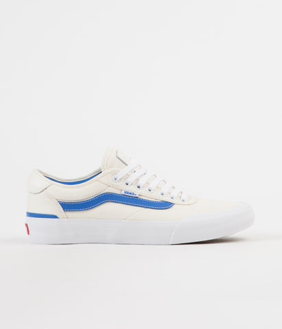 Vans Chima Pro Centre Court Shoes Classic White Victoria Blue Flatspot