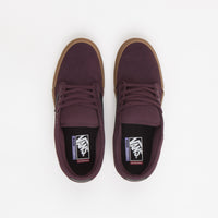 Vans Chukka Low Sidestripe Shoes in Port and Gum thumbnail