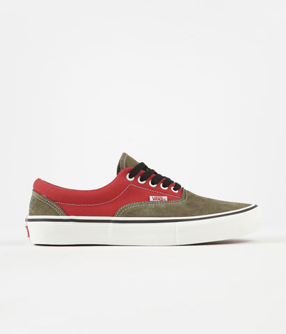 Vans Era Pro Shoes - (Lotties) Red / Military | Flatspot