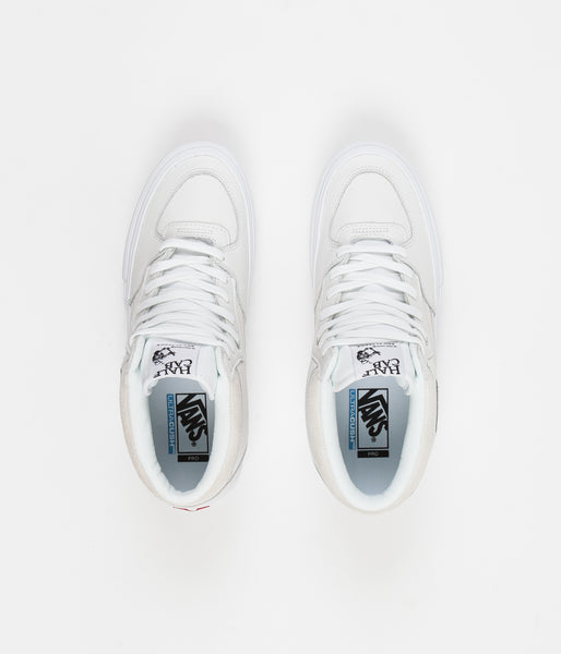 Vans Half Cab Pro Shoes Leather White Flatspot
