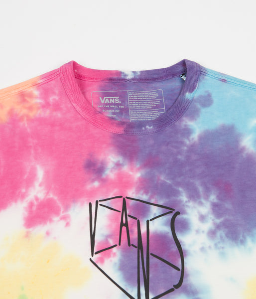 vans off the wall tie dye shirt