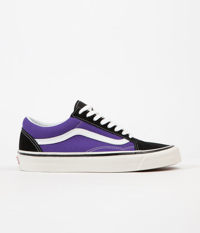Black and purple vans shoes Clearance