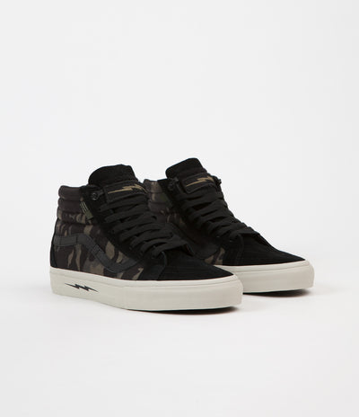 Vans Sk8-Hi Notchback (Defcon) Shoes in Black MultiCam