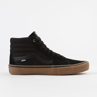 Vans Sk8-Hi Pro Shoes - Black / Gum thumbnail