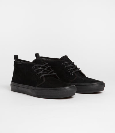 Vans Skate Chukka VCU Shoes in Mono Black