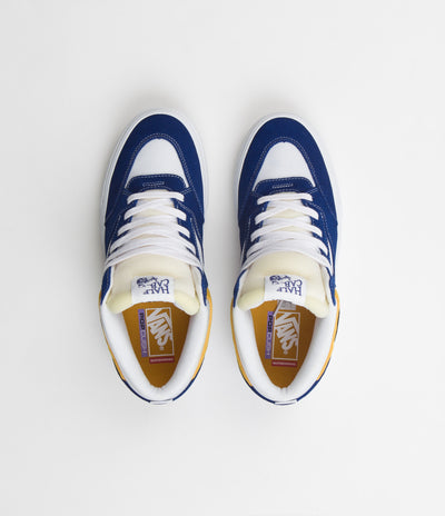 Vans Skate Half Cab '92 Shoes in Athletic Blue and Yellow