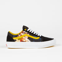 Vans Skate Old Skool Shoes in (Bruce Lee) Black and Yellow thumbnail