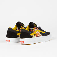 Vans Skate Old Skool Shoes in (Bruce Lee) Black and Yellow thumbnail