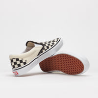Vans Skate Slip-On Shoes - (Checkerboard) Black / Off White thumbnail