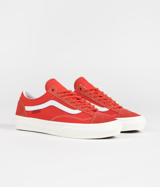 Vans Skate Style 36 Pro Shoes (Pop) Red Flatspot