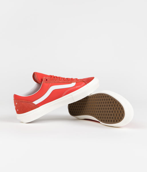 Vans Skate Style 36 Pro Shoes (Pop) Red Flatspot