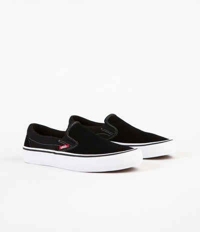 Vans Slip On Pro Shoes - Black / White / Gum