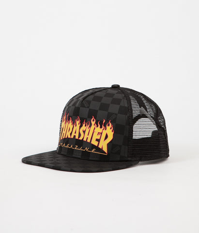 Palace Thrasher Trucker Black - Palace Thrasher 2024