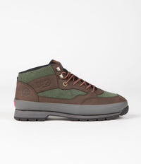 Vans x Timberland Half Cab Hiker Shoes in Green and Brown