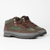 Vans x Timberland Half Cab Hiker Shoes in Green and Brown thumbnail