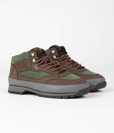 Vans x Timberland Half Cab Hiker Shoes in Green and Brown