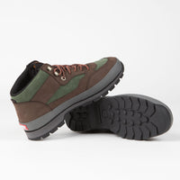 Vans x Timberland Half Cab Hiker Shoes in Green and Brown thumbnail