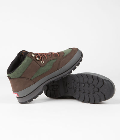Vans x Timberland Half Cab Hiker Shoes in Green and Brown