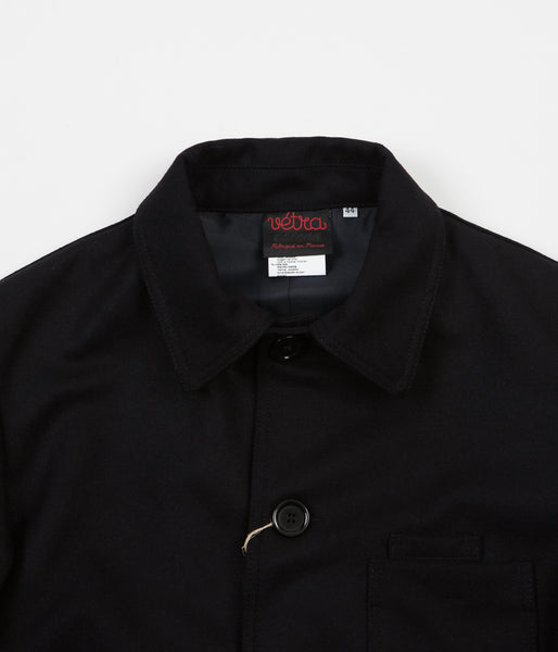 Vetra Workwear Lined Melton Jacket Navy Flatspot