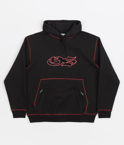 yardsale◆フーディ ST x YS HOODED SWEATSHIRT [BLACK] yardsale-ys-sport-contrast-