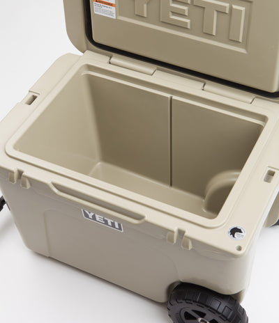 Yeti Tundra Haul Wheeled Cooler in Tan