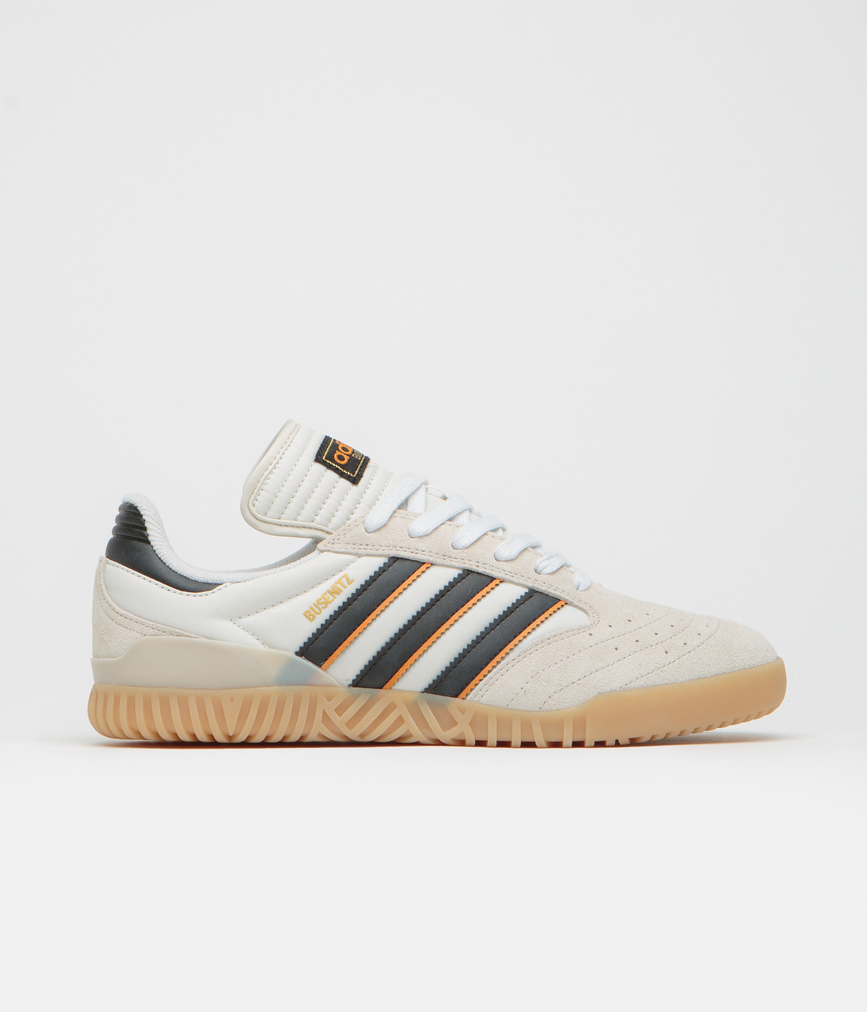 Adidas Busenitz Indoor Super Shoes in Clear Brown and Core Black / Off White