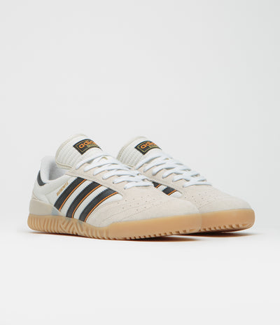 Adidas Busenitz Indoor Super Shoes in Clear Brown and Core Black / Off White