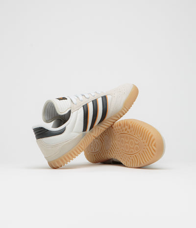 Adidas Busenitz Indoor Super Shoes in Clear Brown and Core Black / Off White