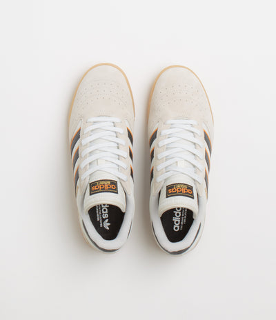 Adidas Busenitz Indoor Super Shoes in Clear Brown and Core Black / Off White