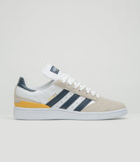 Adidas Busenitz Shoes in Clear Brown and Collegiate Navy / FTWR White