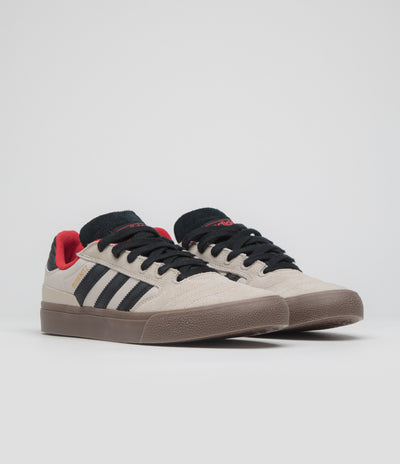 Adidas Busenitz Vulc II Shoes in Clear Brown and Core Black / Gum5